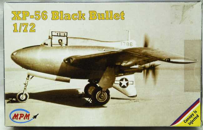 MPM 1/72 XP-56 II Black Bullet, 72098 plastic model kit